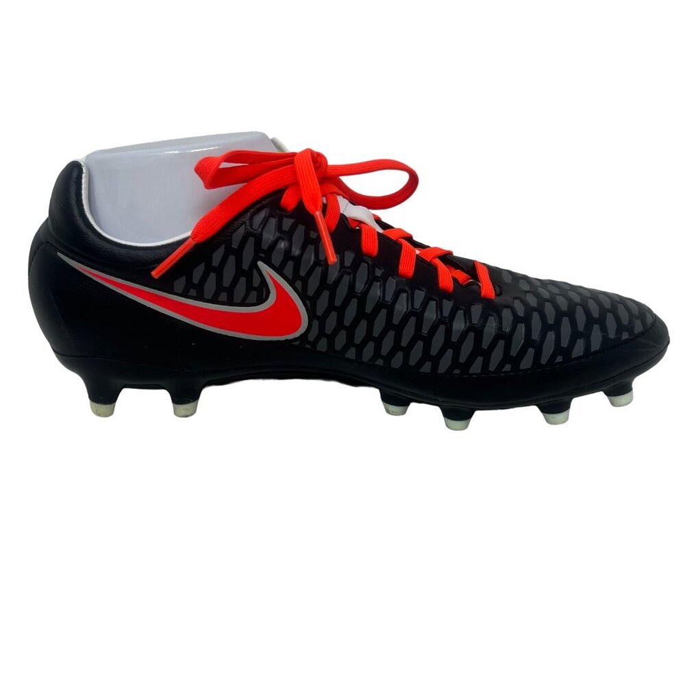 Nike Magista Opus SG-Pro Black Soccer Cleats Women’s Red-Orange Size 10 - Picture 4 of 11